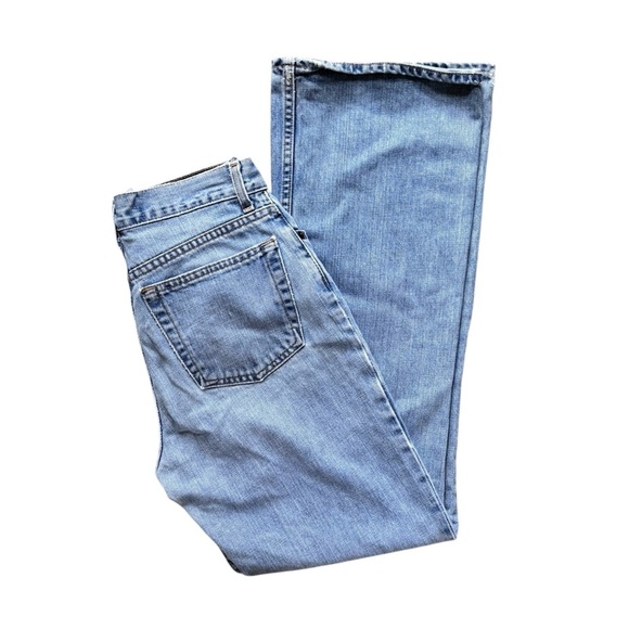 VTG Gap High Waisted Flare Jeans Sz 6X31 Med Wash 100% Cotton Retro - Picture 2 of 8